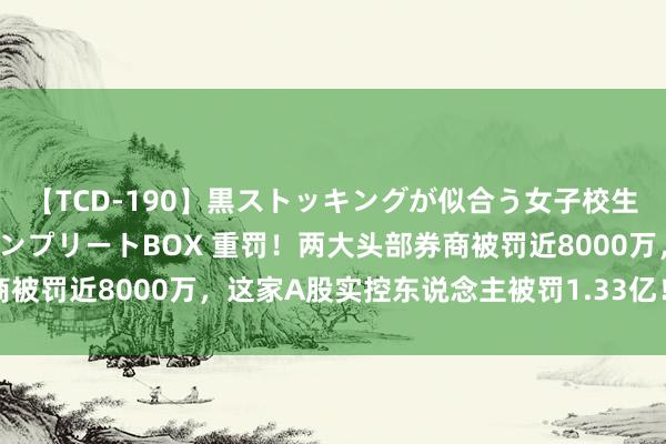 【TCD-190】黒ストッキングが似合う女子校生は美脚ニューハーフ コンプリートBOX 重罚！两大头部券商被罚近8000万，这家A股实控东说念主被罚1.33亿！最新回话