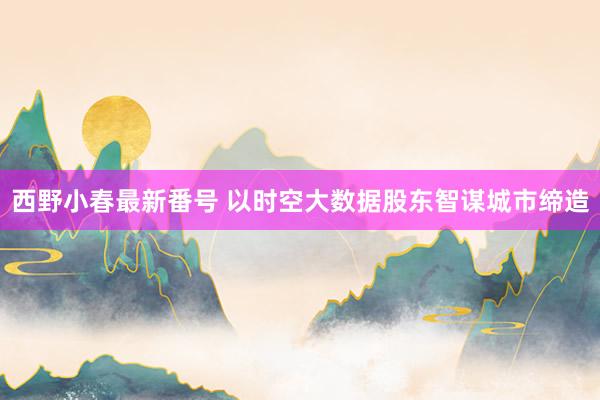 西野小春最新番号 以时空大数据股东智谋城市缔造